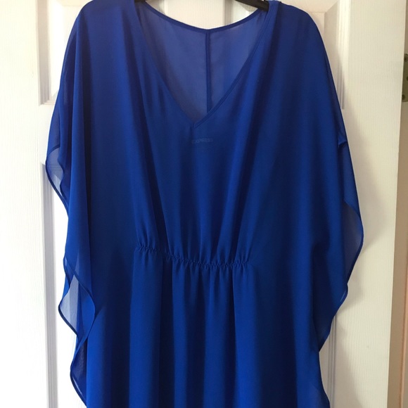 Express cobalt blue dress - Picture 1 of 3